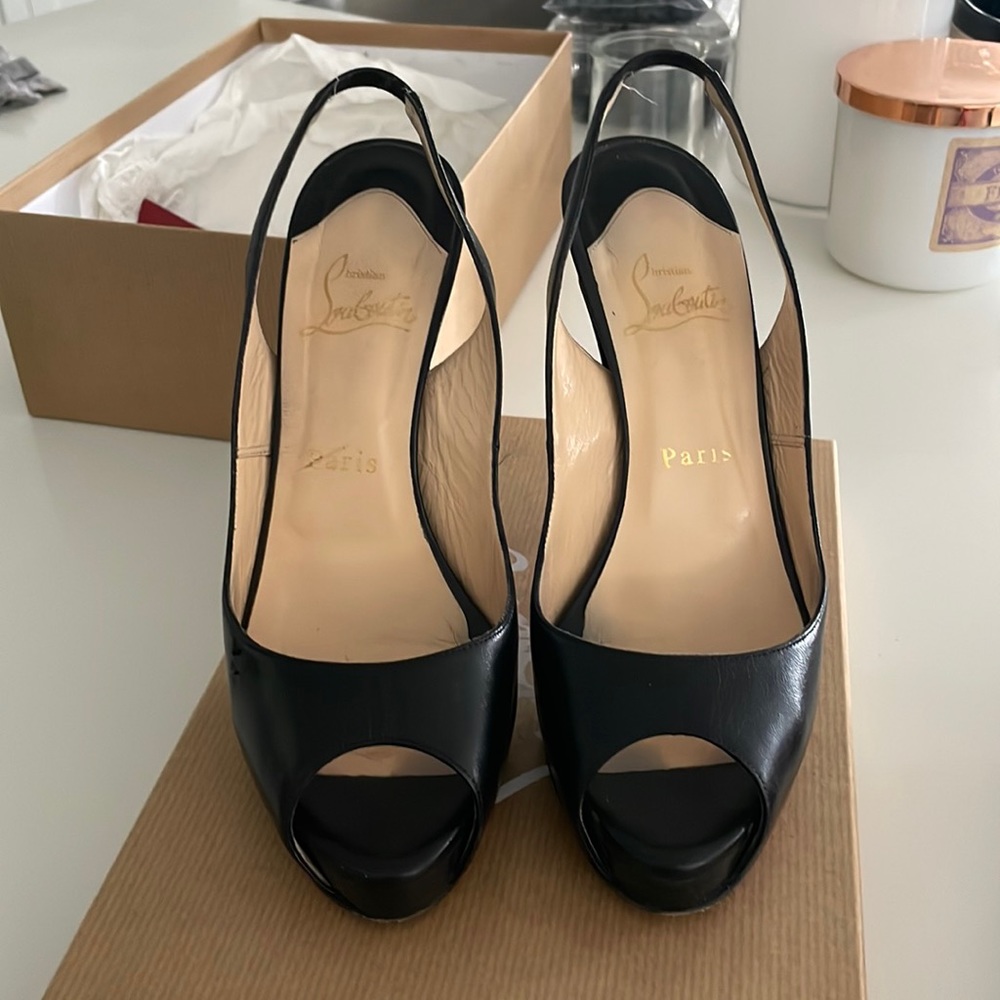 Christian Louboutins Prive slingback 37 (7)